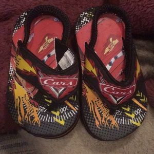 Cars the movie sandals flip flop size 5/6